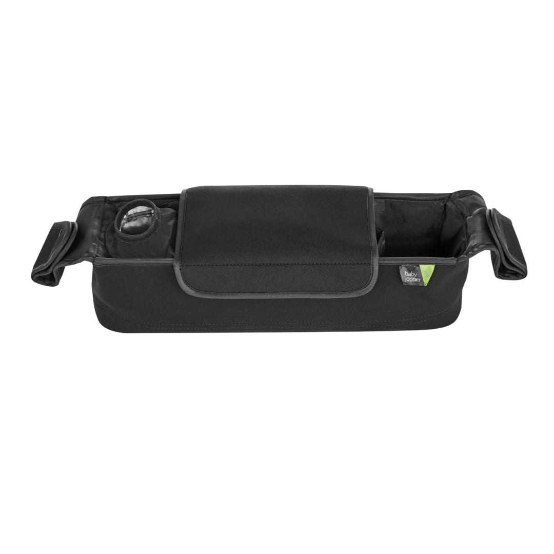 Baby Jogger bolsa para el manillar con posavasos aislado para el cochecito | Para el City Mini 2, el City Mini GT2 y el City Tour 2, entre otros | Negro