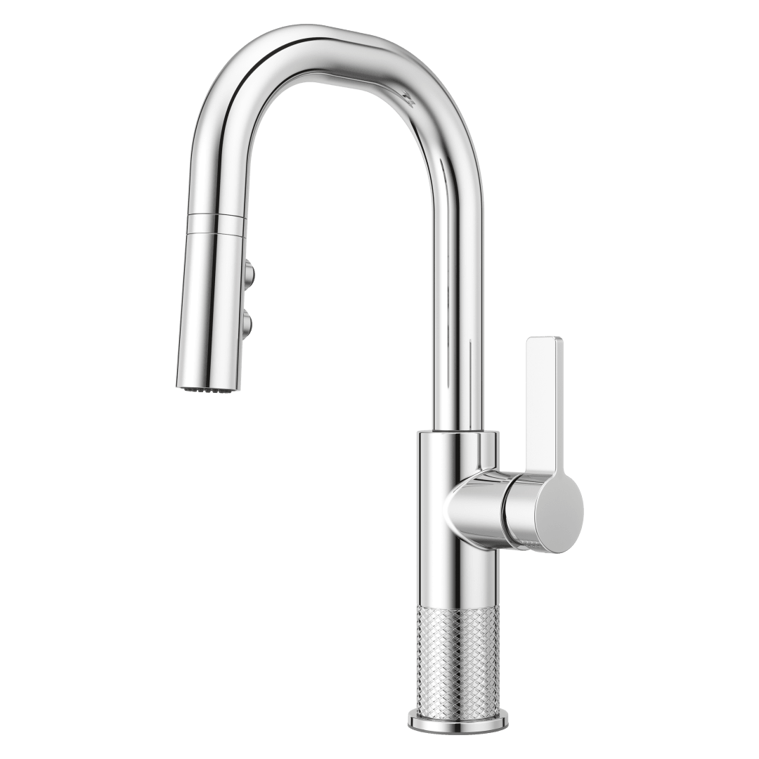 Montay 1-Handle Pull-Down Bar/Prep Faucet in Polished Chrome