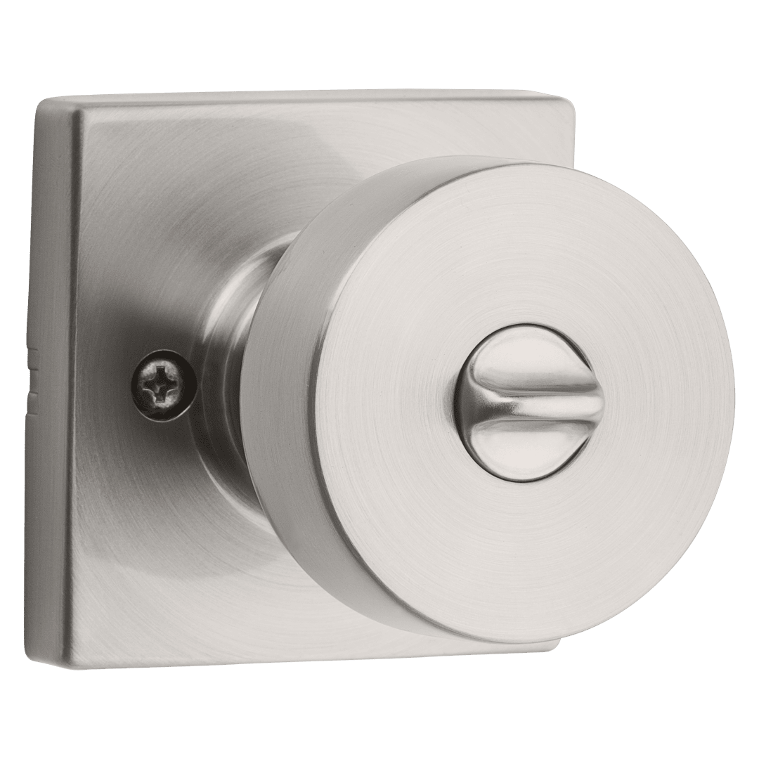 Cambie Entry Knob featuring SmartKey Security™ in Satin Nickel