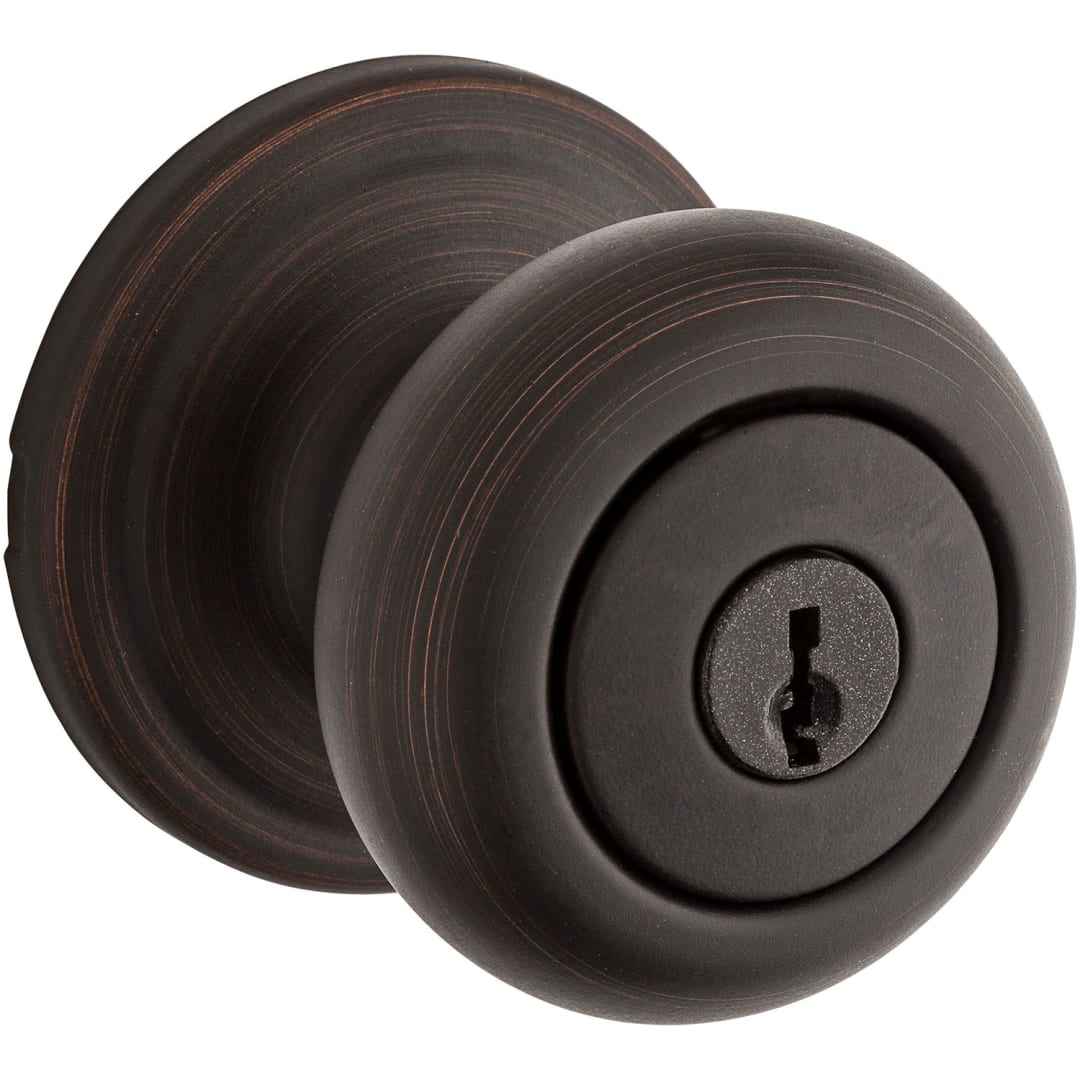 Hancock Keyed Entry Doorknob in Venetian Bronze