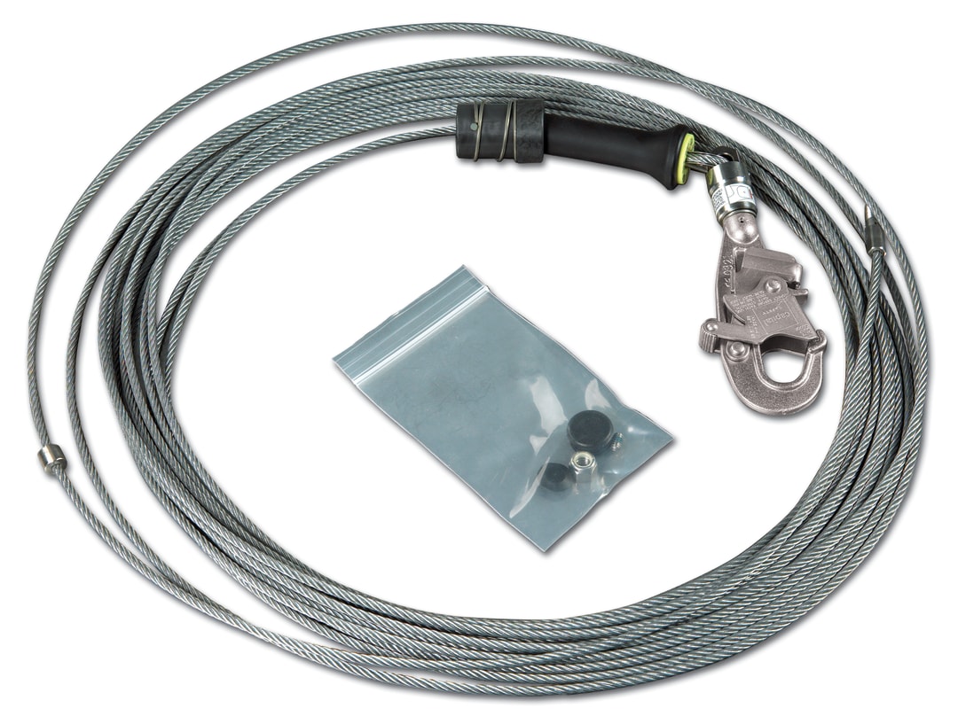 3M™ DBI-SALA® Sealed-Blok™ Self-Retracting Lifeline Cable Assembly, 26 m, Stainless Steel, 3900111