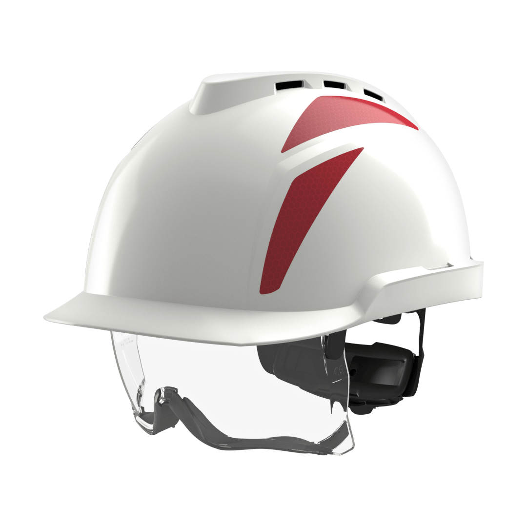 V-Gard® 930 Vented Safety Helmet with Integrated Over Spectacles