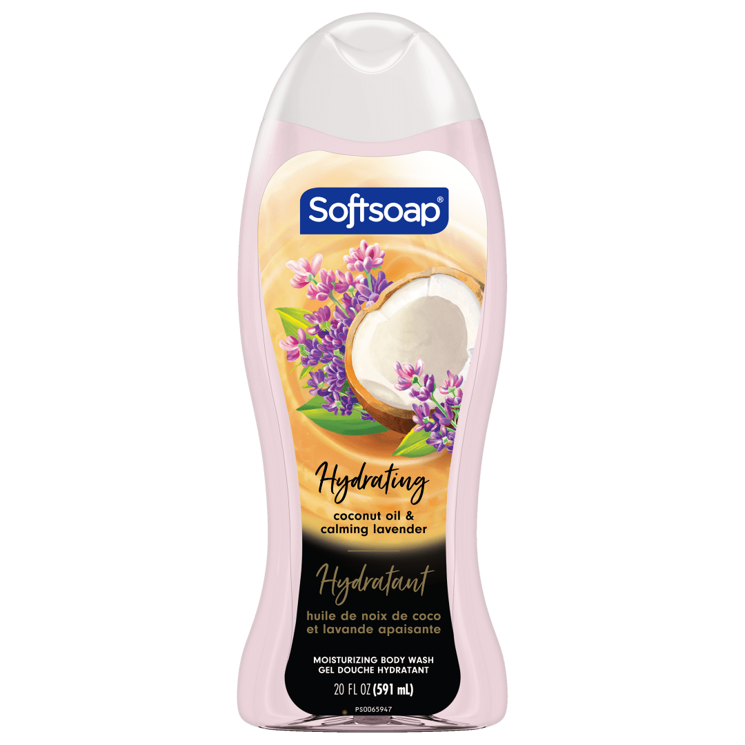 Softsoap Body Coconut Oil & Calming Lavender Body Wash,591 mL