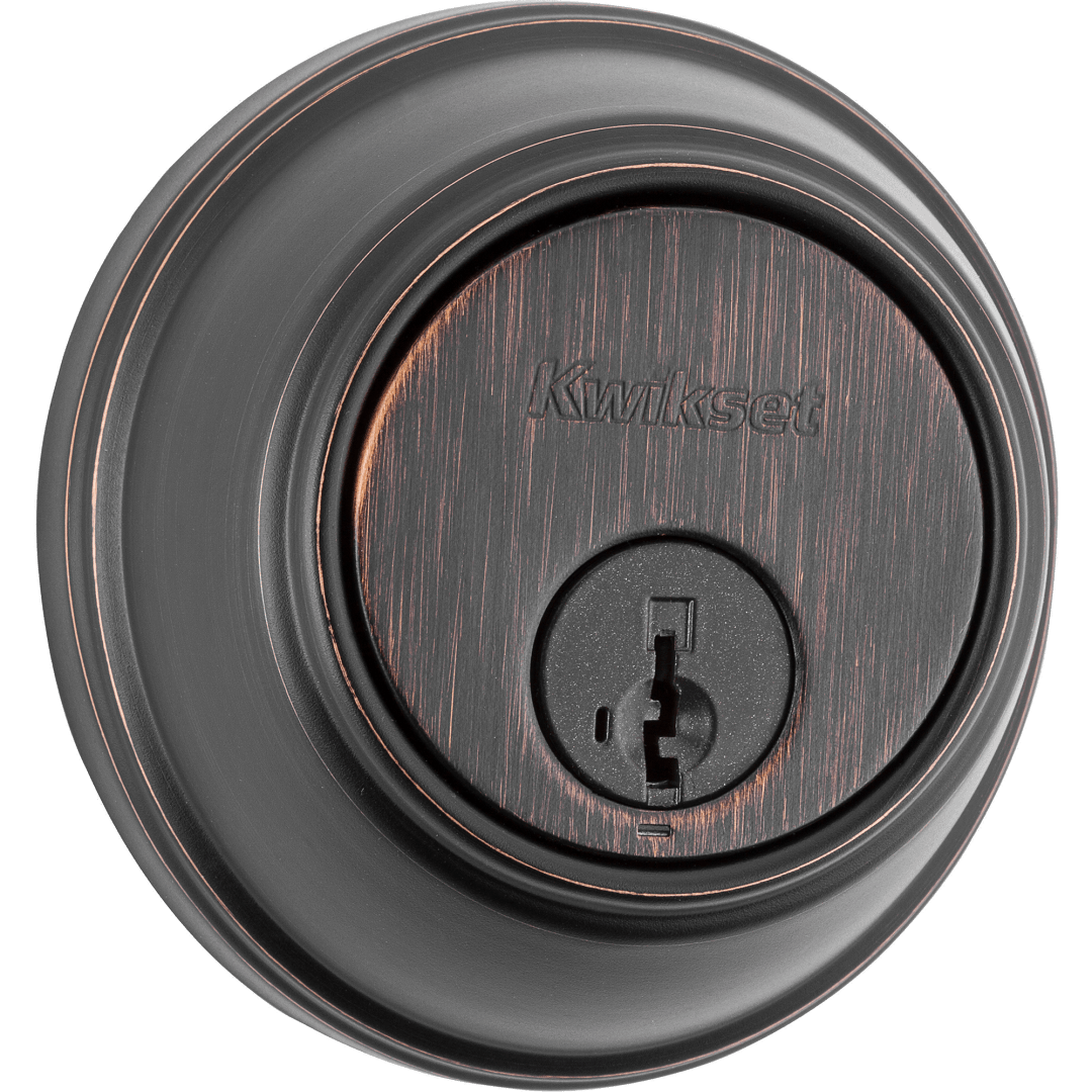 817 Keyed One Side UL Listed Deadbolt featuring SmartKey Security™ in Venetian Bronze