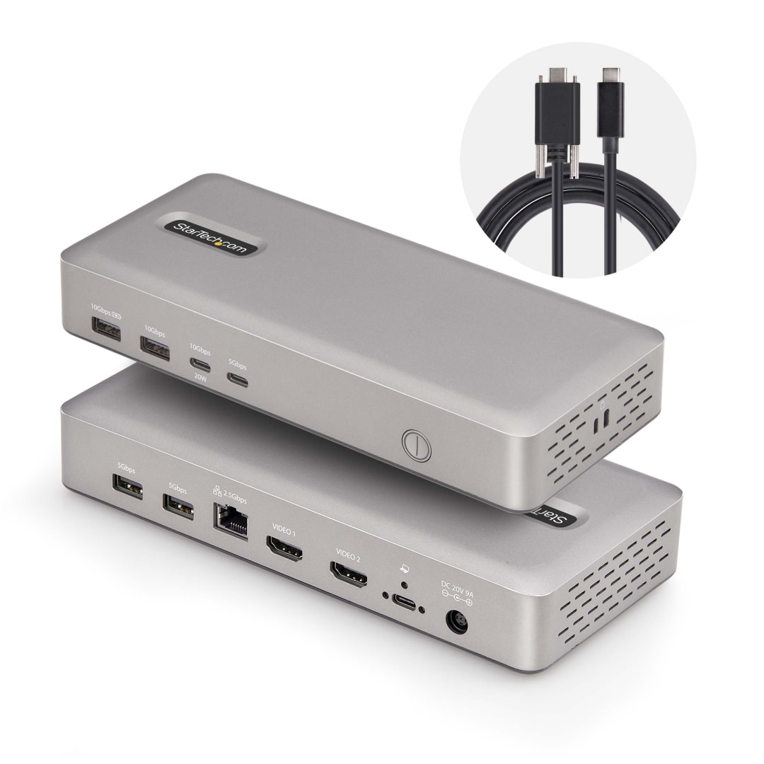 USB4 Dual Monitor Docking Station Dual HDMI 2 1 2 5GbE