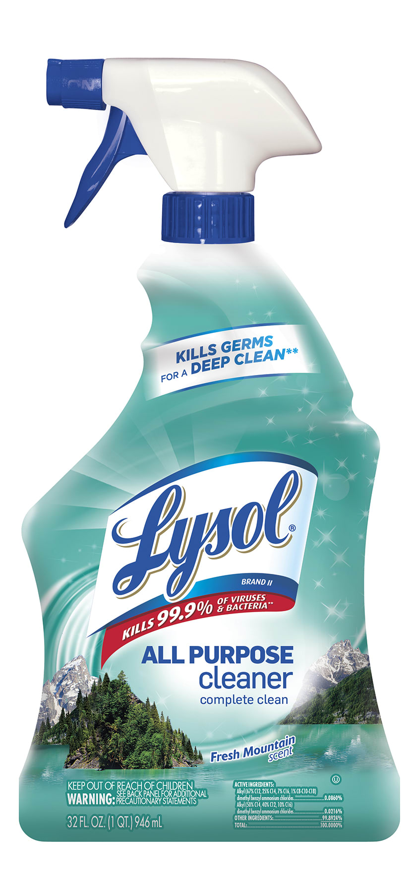 LYSOL® All Purpose Cleaner - Trigger Fresh Mountain® 12/32 oz.