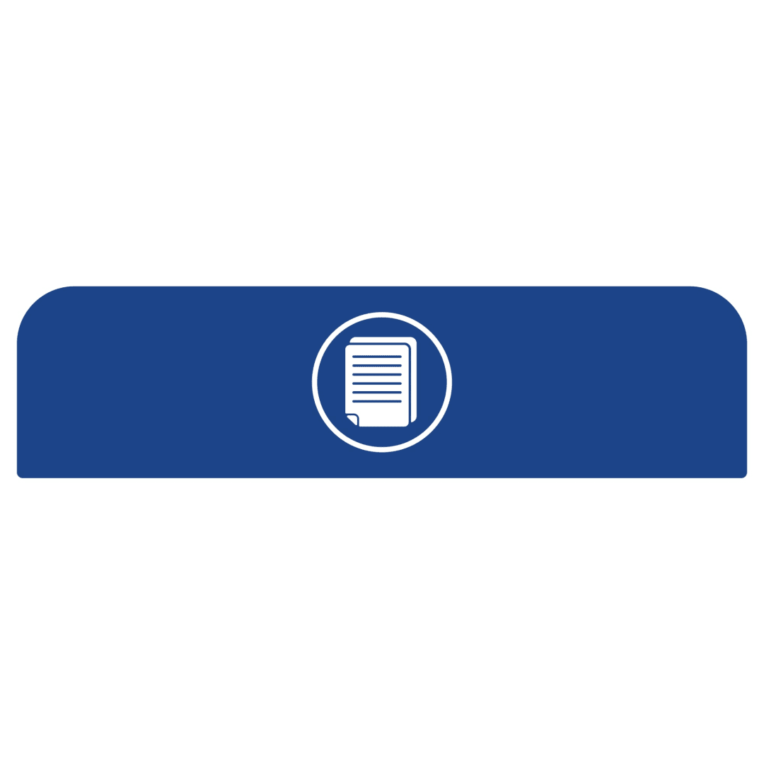 Configure™ Paper 33 Gal Blue Sign