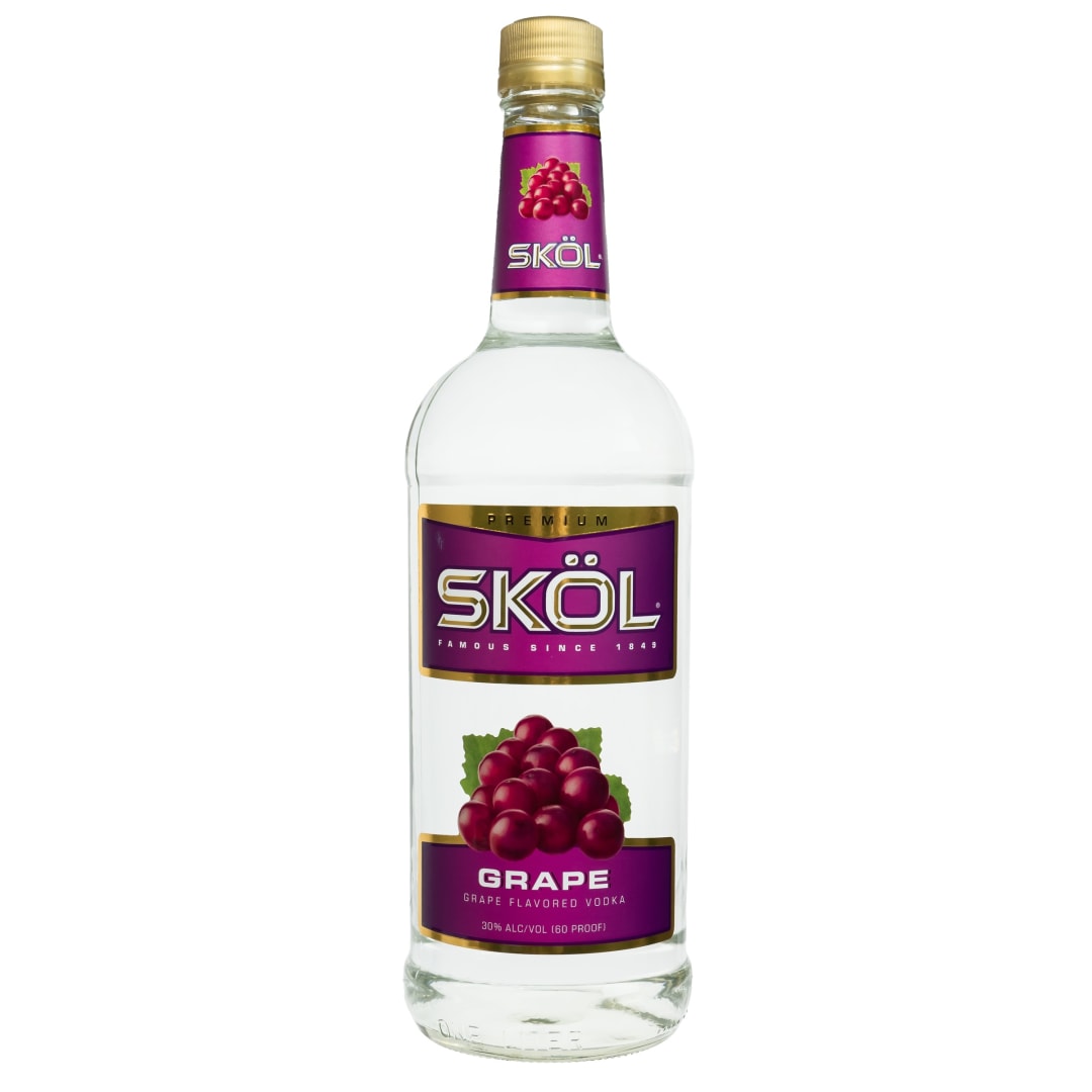 Skol Grape Vodka 1l 60 Proof