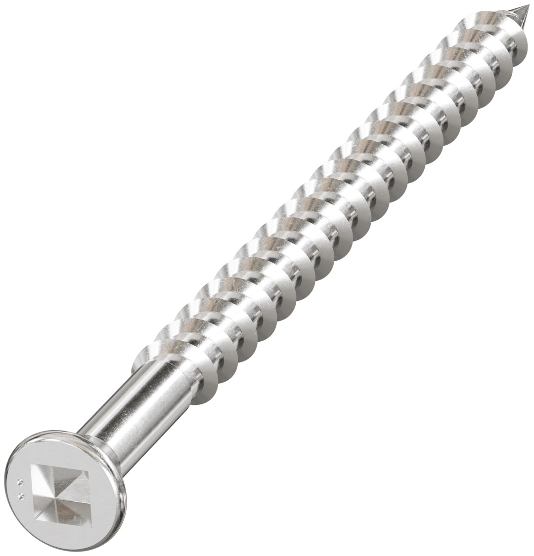Simpson Strong-Tie SSDTH212S Trim-Head Screw — Sharp Point (Collated) — #7 x 3 in. #2 SQ Type 305 (1000-Qty)