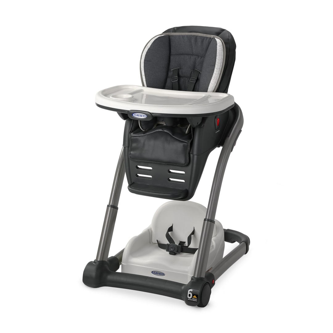 Graco® Silla Alta Blossom 6 en 1 Convertible, 3 Niveles de Reclinado, 6 Posiciones de Altura, Color Redmond, 2136860