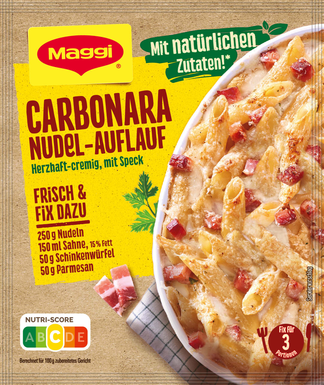MAGGI FIX Carbonara Nudel Auflauf 37g