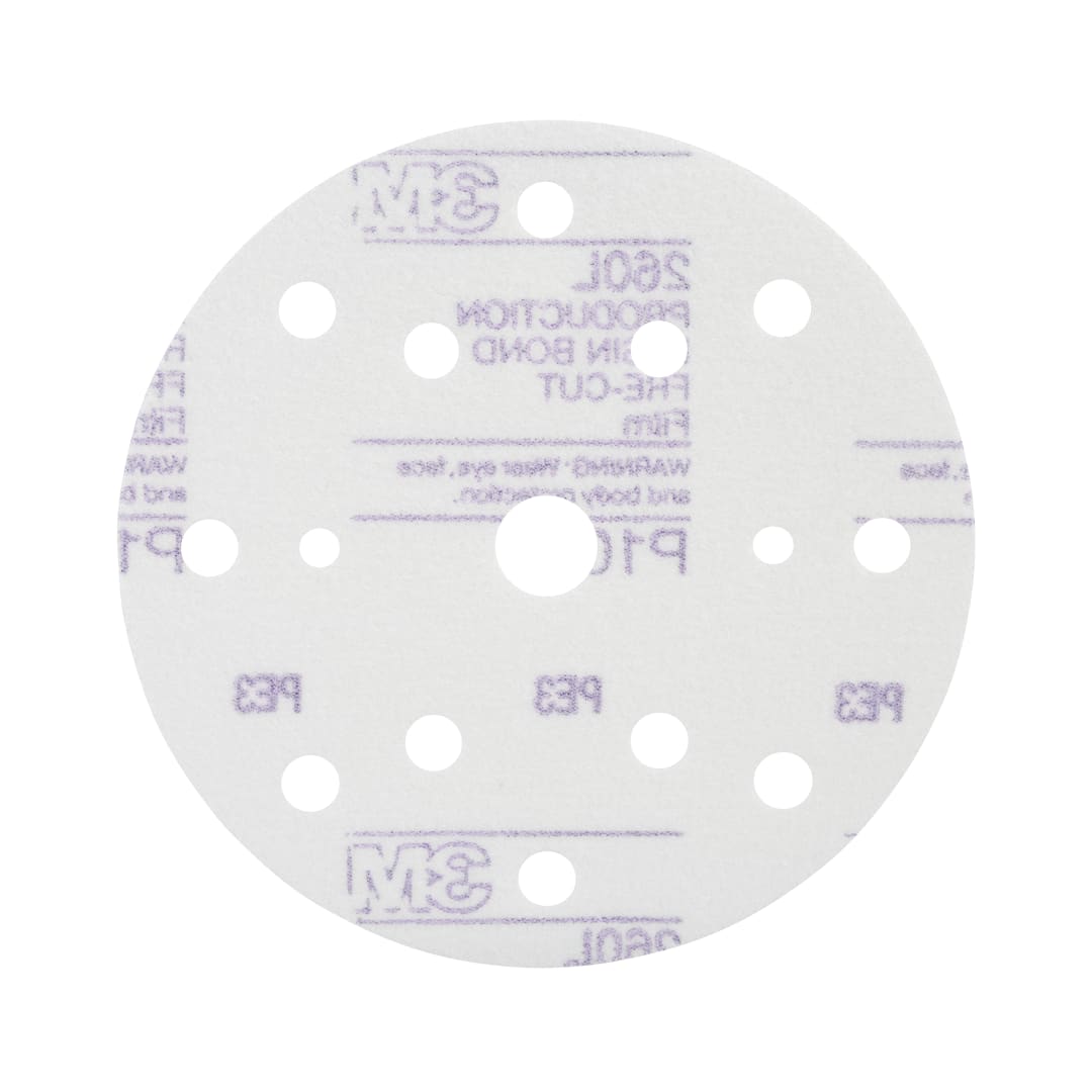 3M™ Hookit™ Finisaj Filmi Disk Zımpara 260L, 150 mm, 15 Delikli, P1000, 51055
