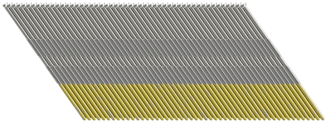 Simpson Strong-Tie T15N250SFB Tape Collation, DA-Style Angle, 15-Gauge Finishing Nail — 2-1/2 in. Type 316 (500-Qty)