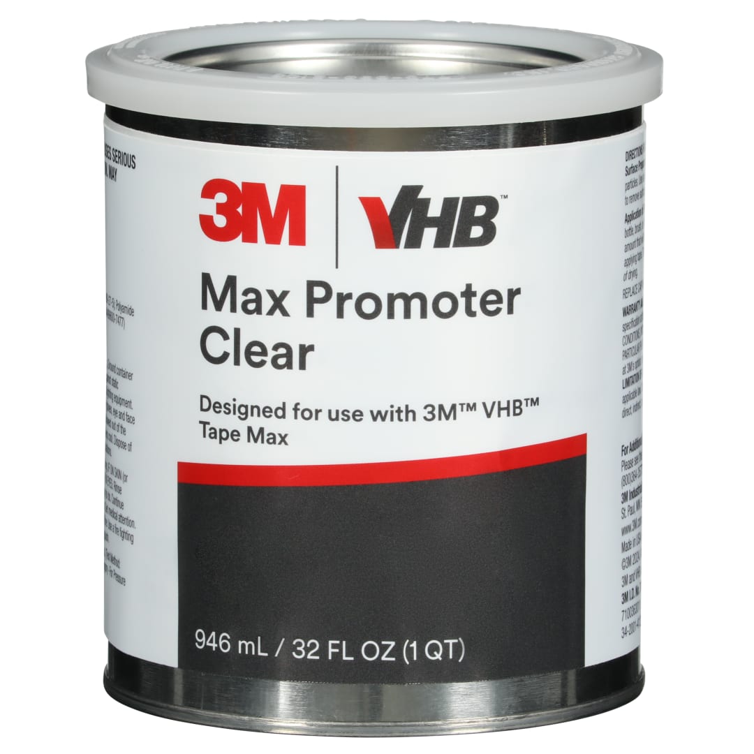 3M™ VHB™ Tape Max Promoter, Clear, 946.4 ml