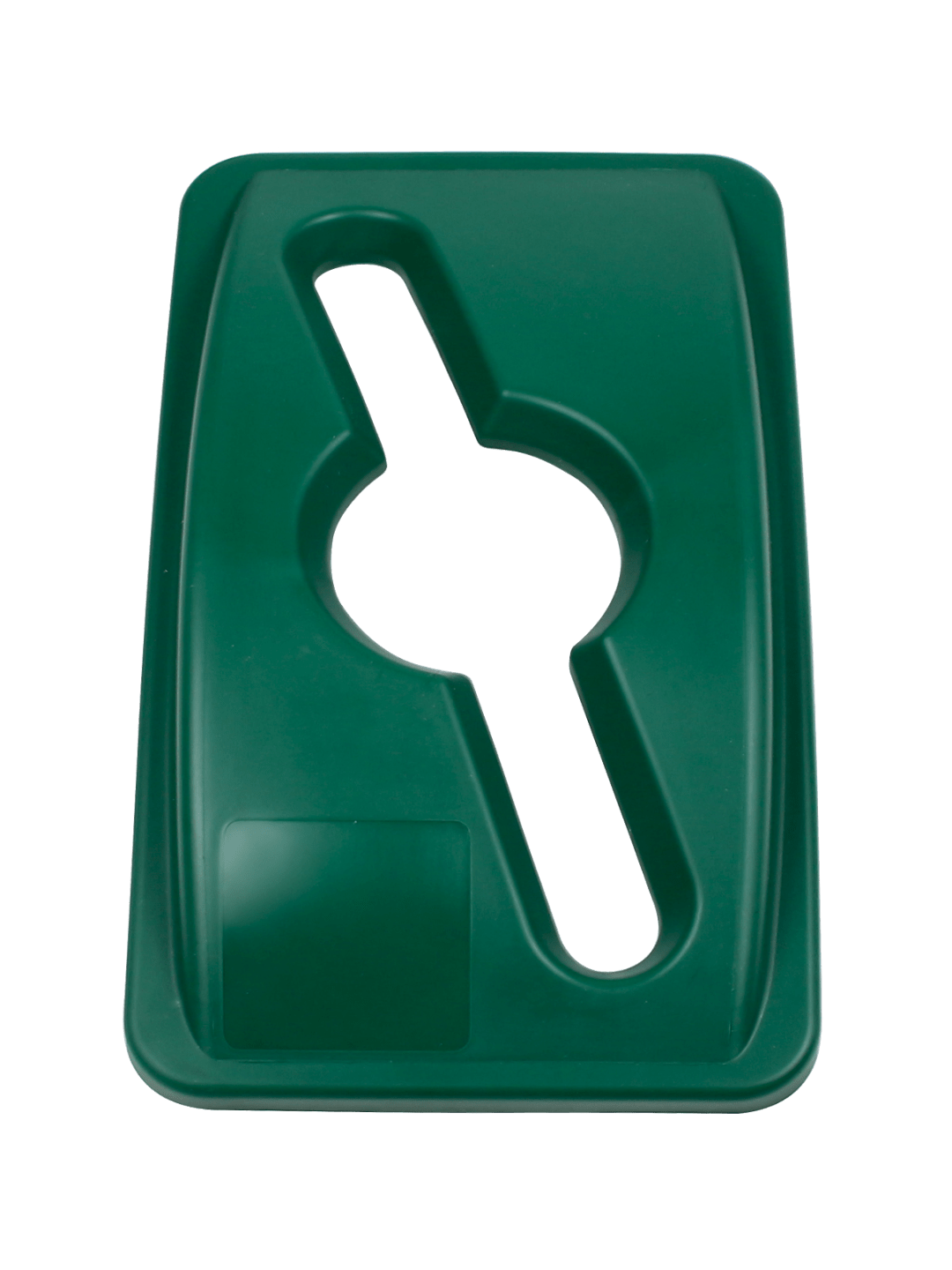  WASTE WATCHER - Single - Lid - Mixed - Dark Green
