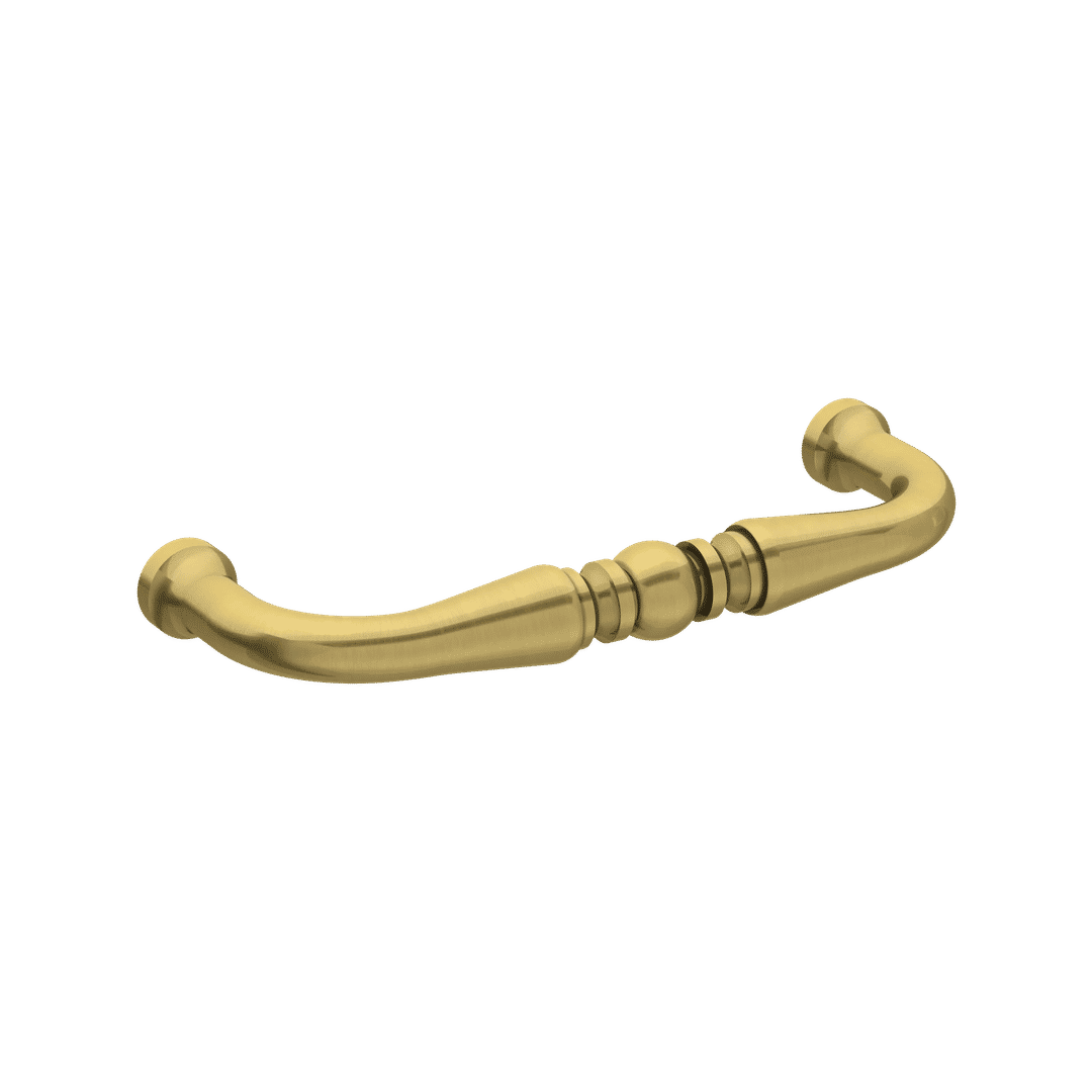 4964 Colonial 4" Cabinet Pull, In Heirloom Brass