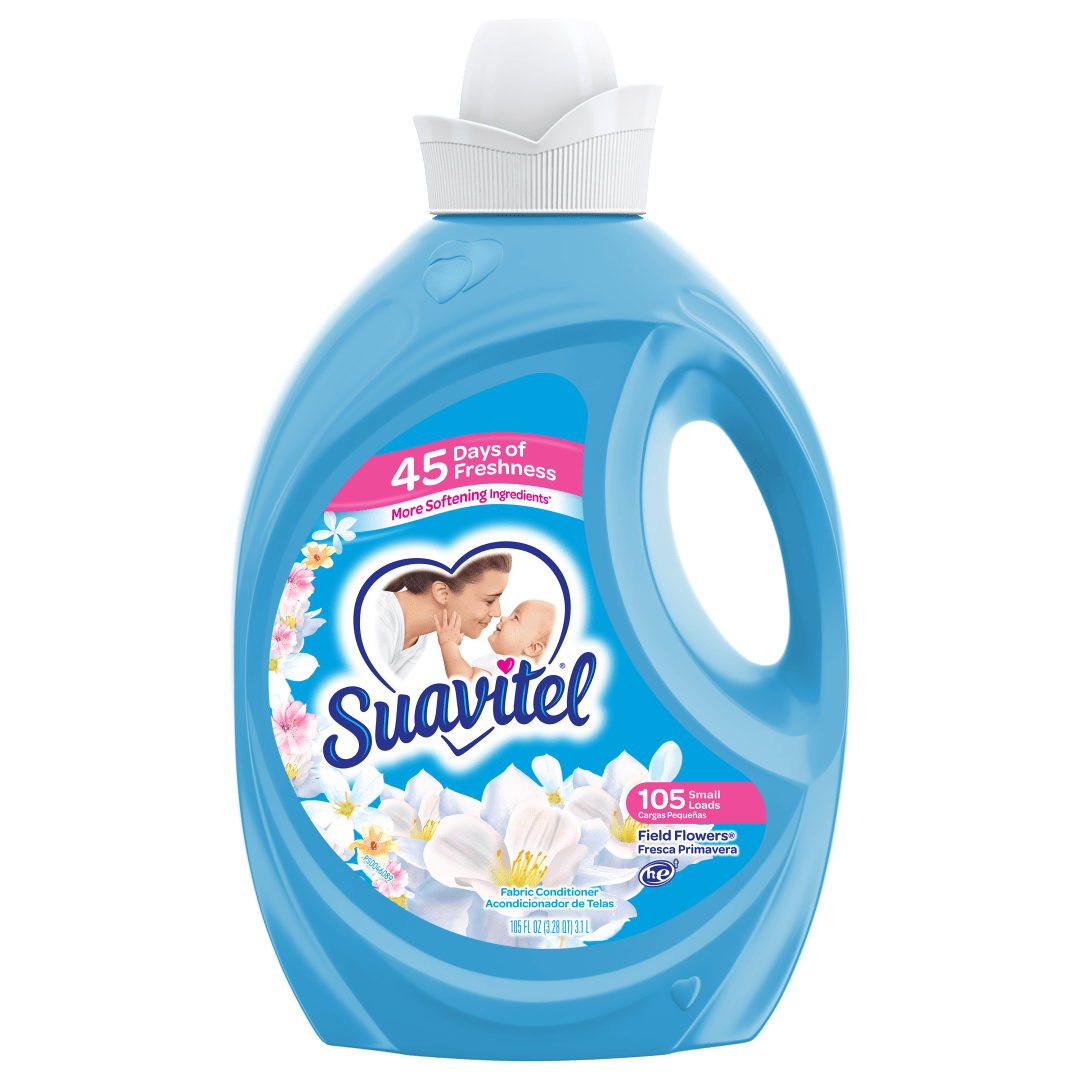 Suavitel Fabric Softener, Field Flowers, 105 oz