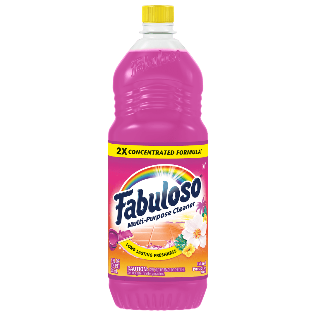 Fabuloso 2X Multi-Purpose Cleaner, No Rinse Floor Cleaner, Long-Lasting Freshness, Island Paradise Scent, 28 fl oz