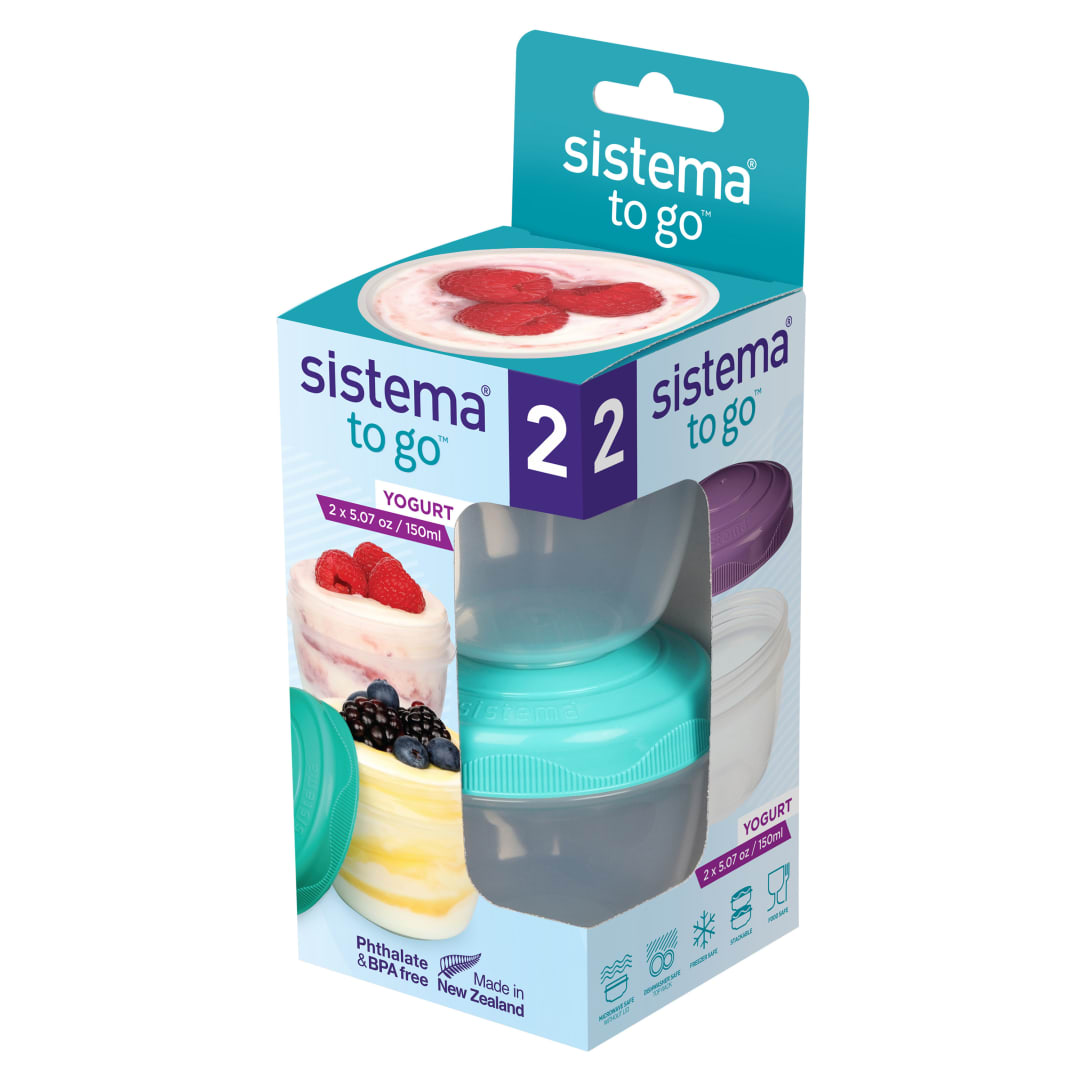 PDQ YOGURT POT TO GO 2PK HANGING ASTDA