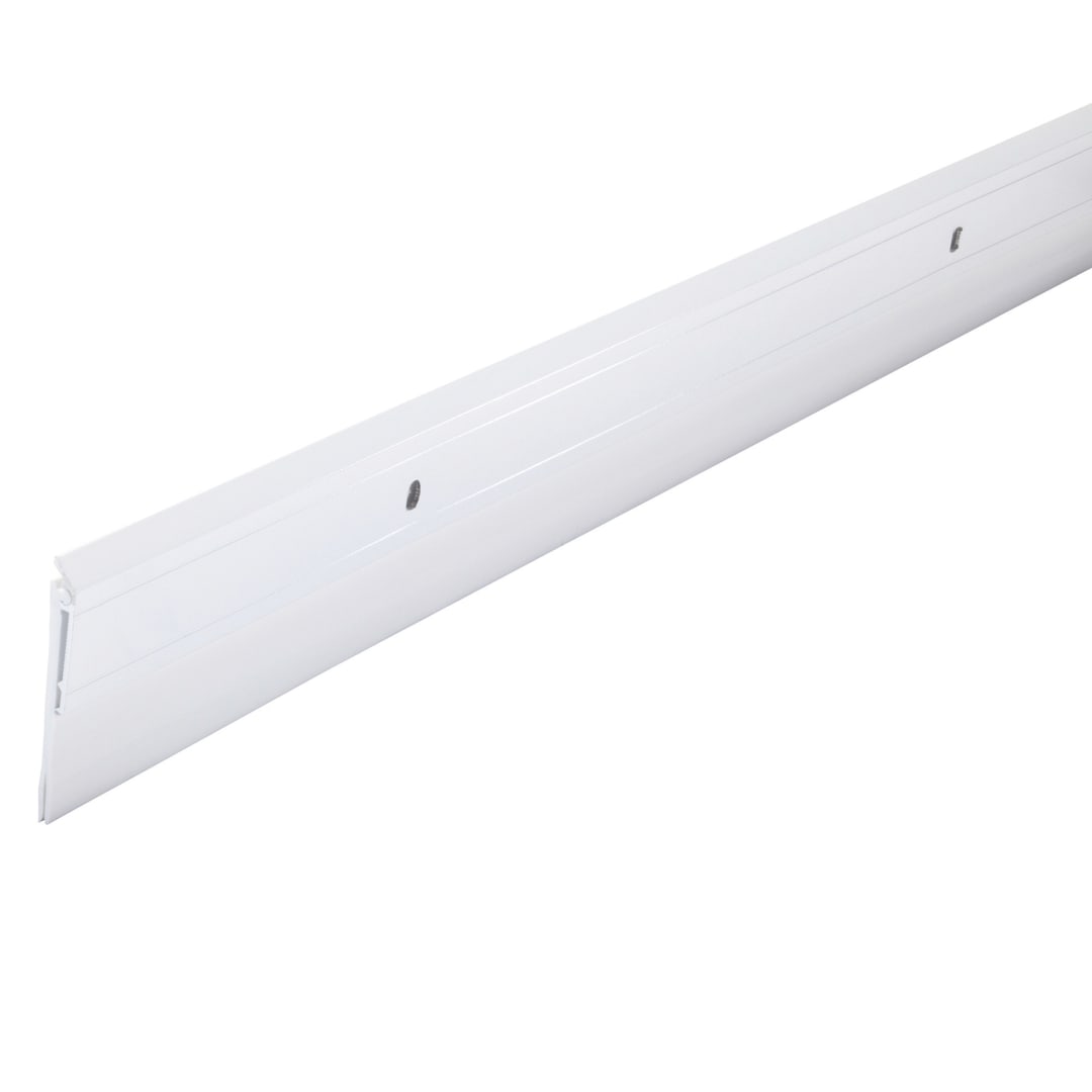 05769 - 36 in. White Aluminum and Vinyl Heavy-duty Screw-on Door Sweep