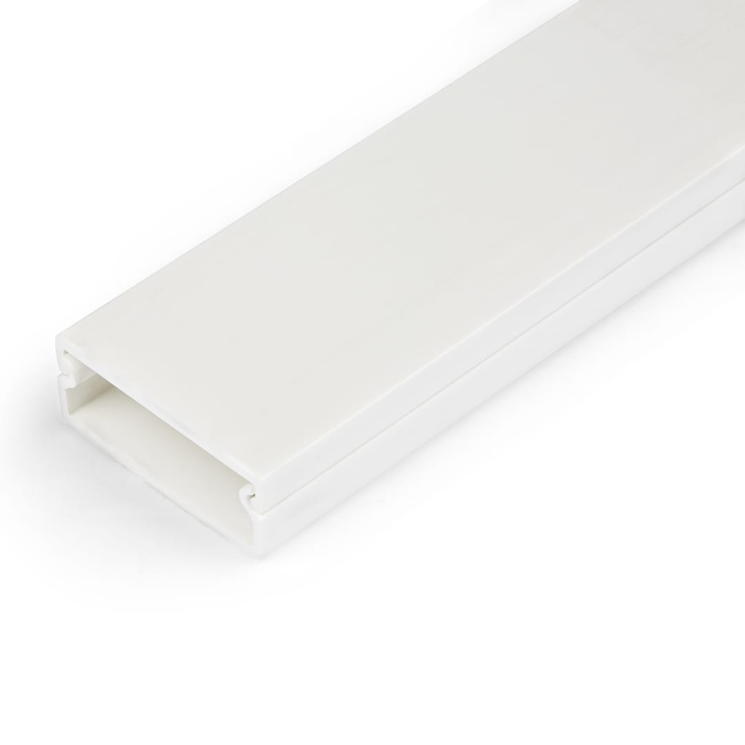 Wall Cable Raceway with Adhesive Tape - 19x11mm - 32x11mm