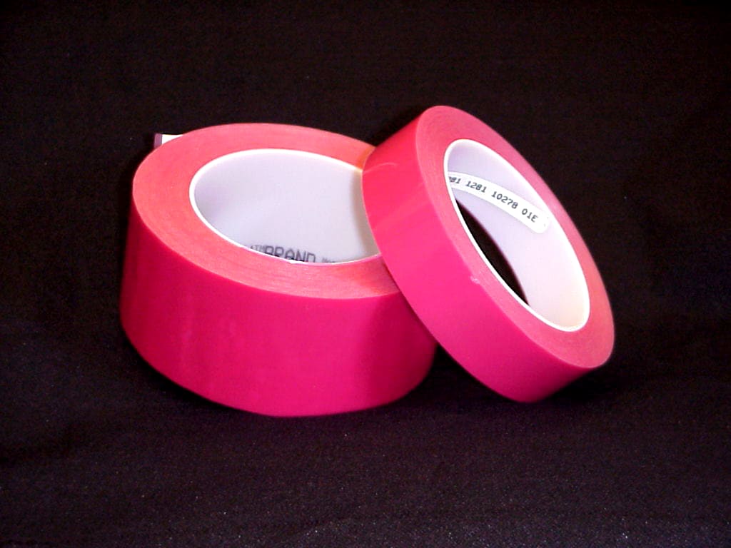 3M™ 1280 Hochtemperatur-Polyester-Klebeband, Rot, 50,8 mm x 66 m, 91,4 µm