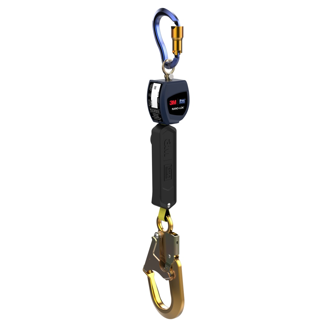 3M™ DBI-SALA® Nano-Lok™ Kişisel Geri Sarımlı Yaşam Hattı, tek kol, Dokuma, 1,8 m, 3101263