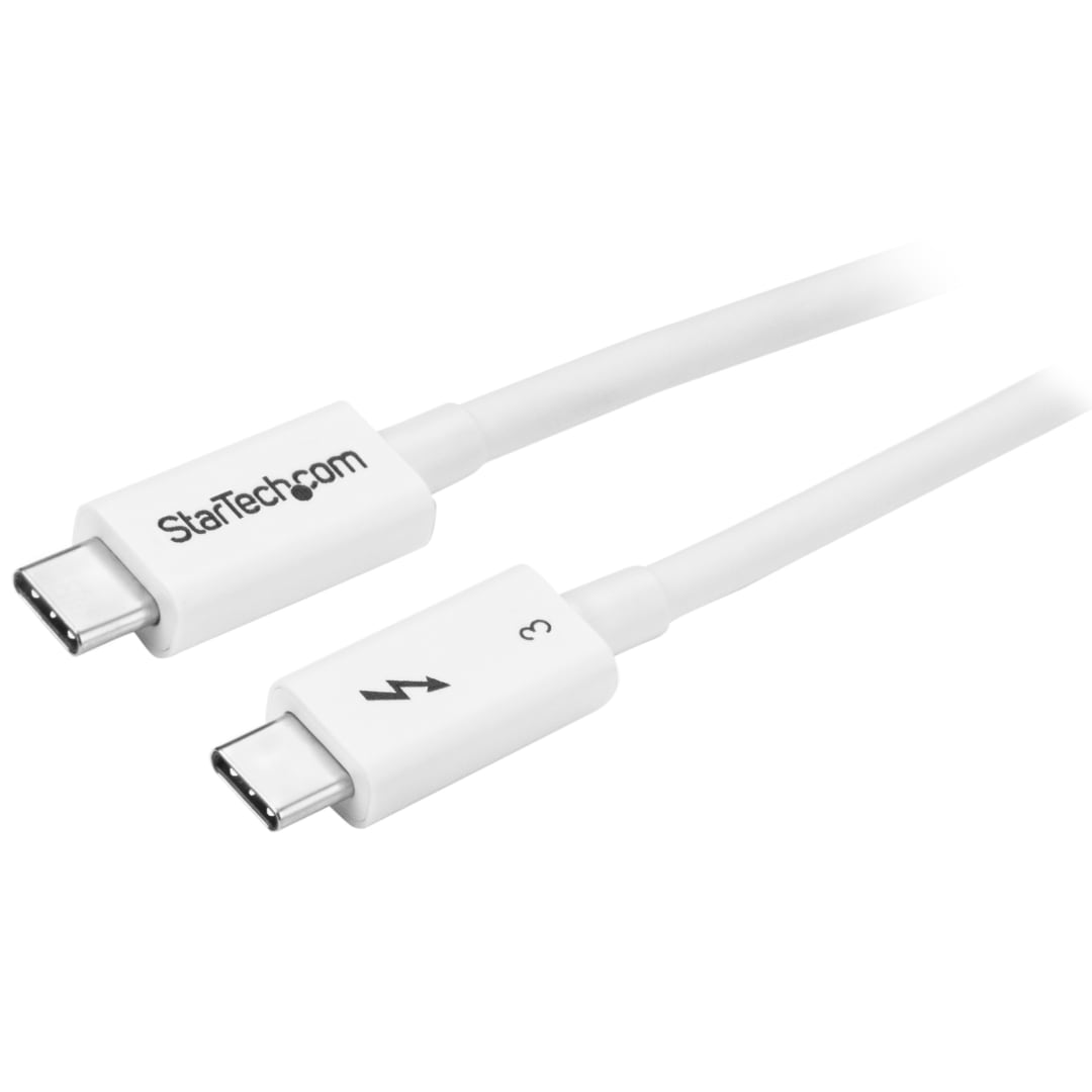 0 5m Thunderbolt 3 USB C Cable 40Gbps White