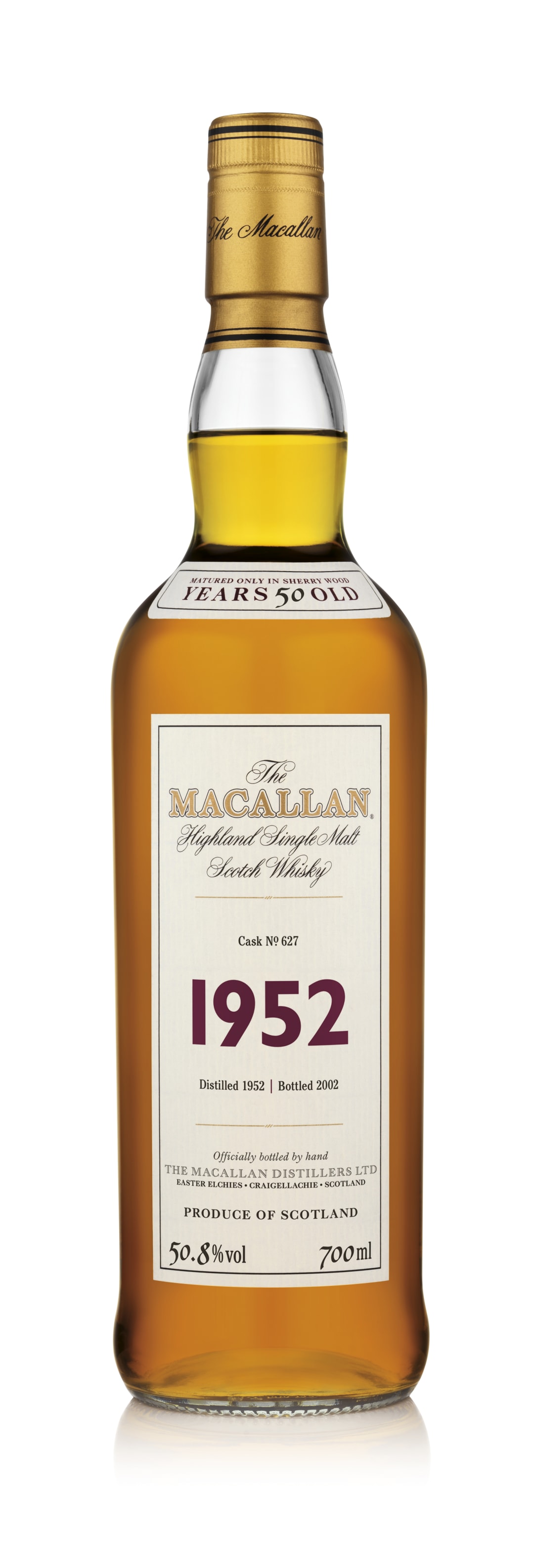 The Macallan Fine and Rare 1952 Cask #627 70cl
