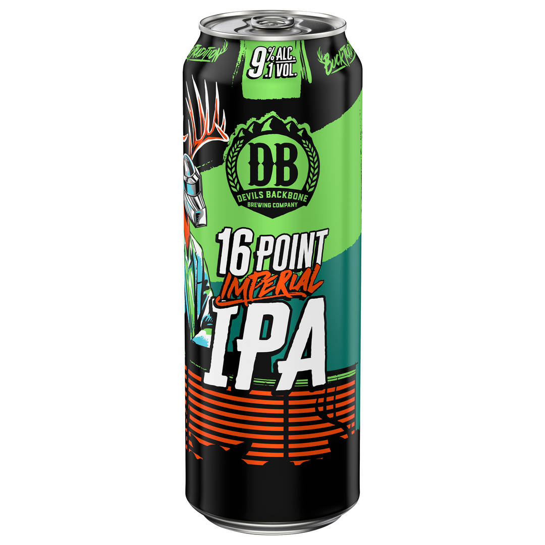 Devils Backbone Brewing Company Imperial IPA 16 Point Beer 19.2 fl oz
