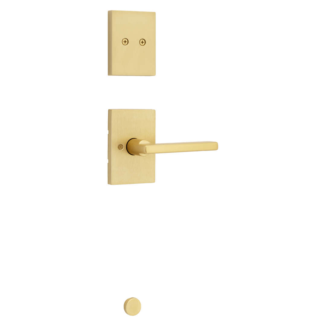 Halifax Interior Pack with Interior Lever in Satin Brass