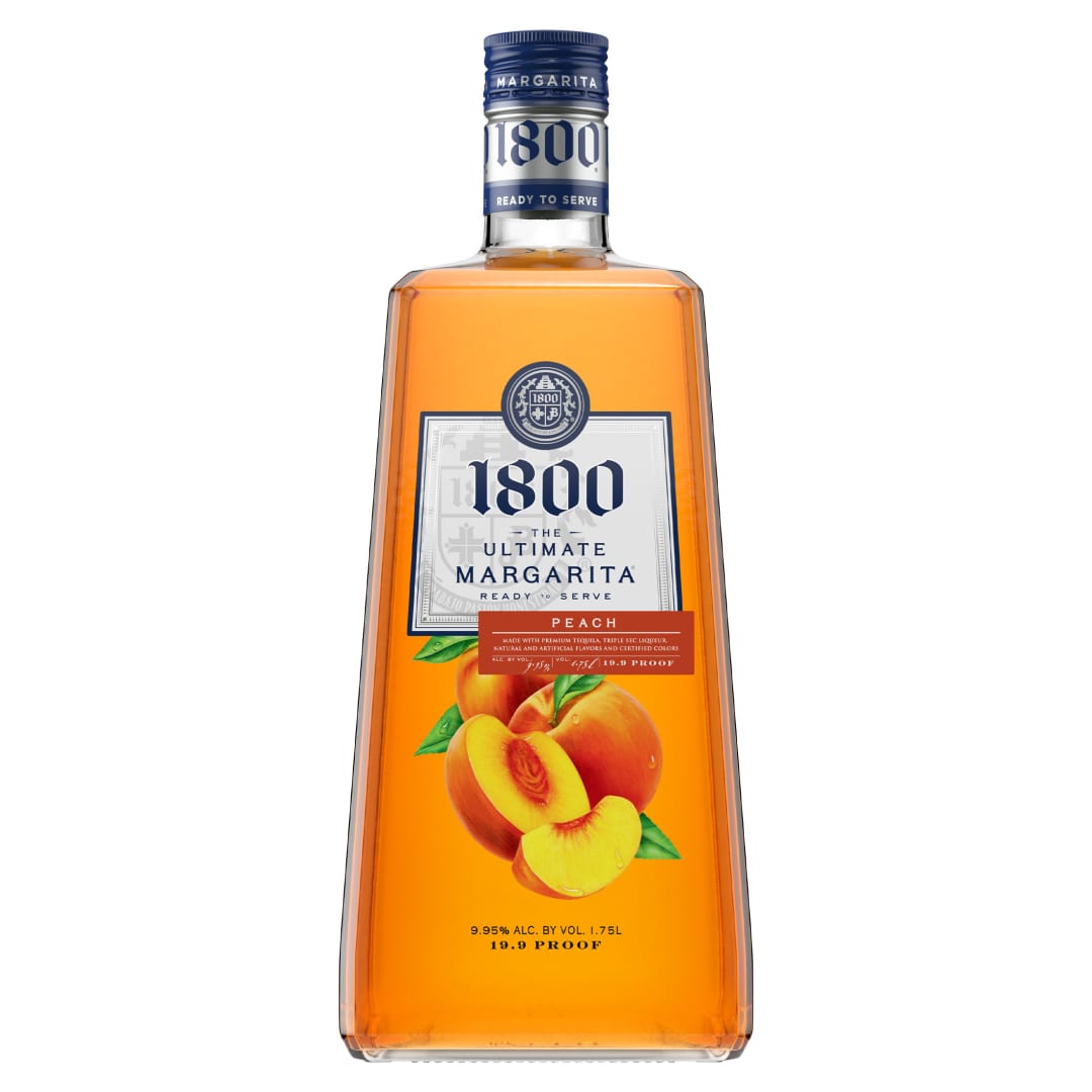 1800 Tequila Ultimate Peach Margarita Ready to Drink 1.75L