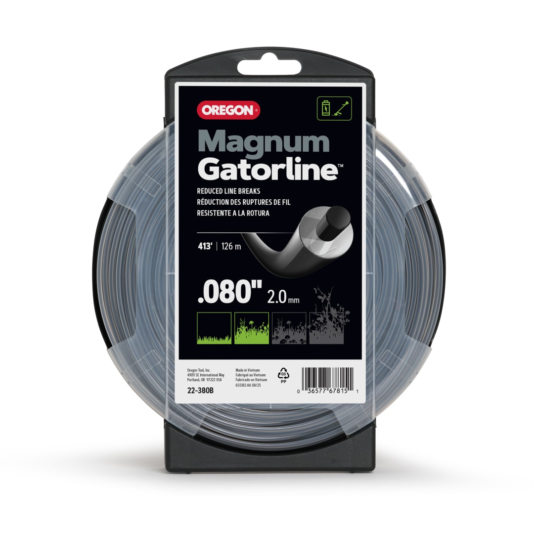 Oregon Magnum Gatorline Round Trimmer line, 0.080in, 413ft Donut