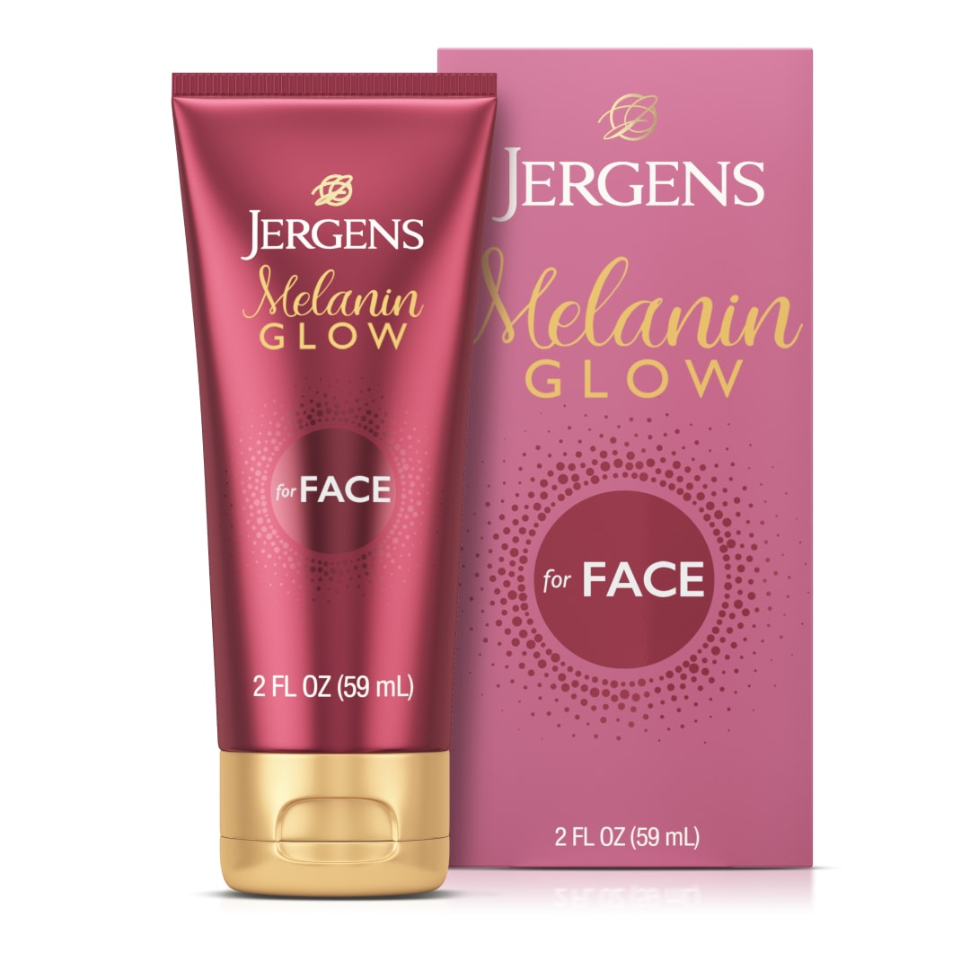 Jergens Melanin Glow Facial Glow Enhancer, 2 fl oz