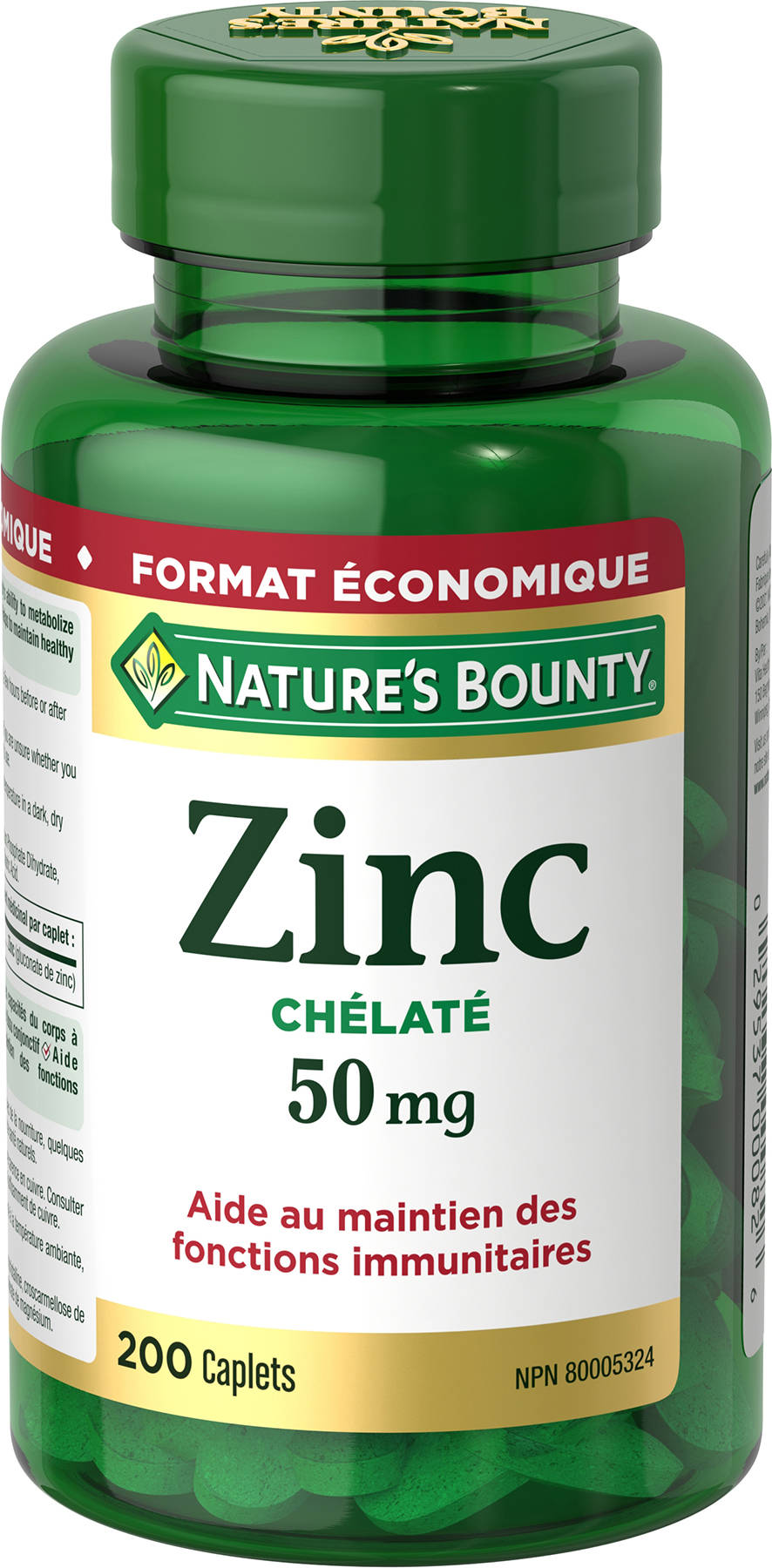 NBBL Zinc 50 mg BC 24x200ct CA