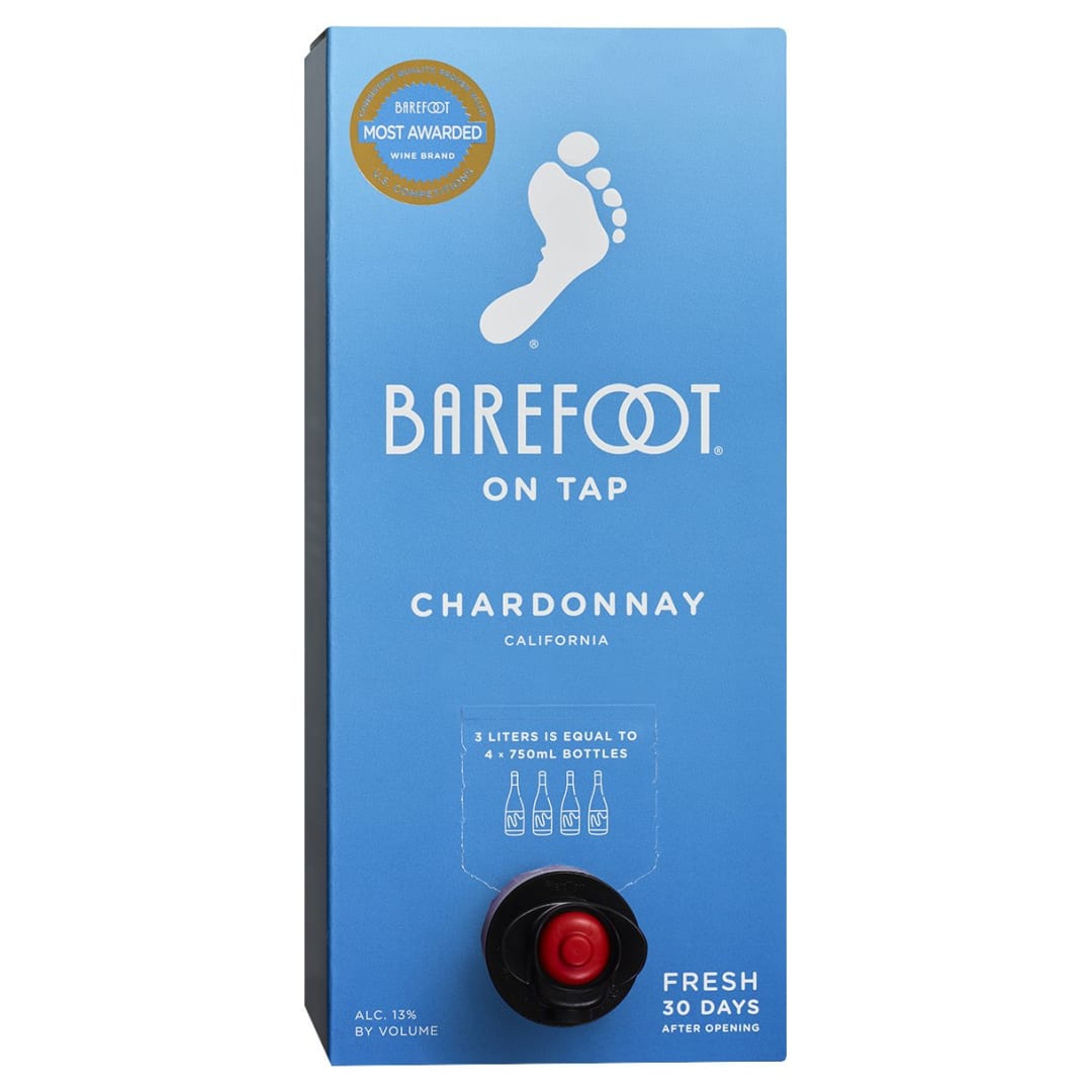 Barefoot Cellars On Tap Chardonnay White Wine 3L Box Wine