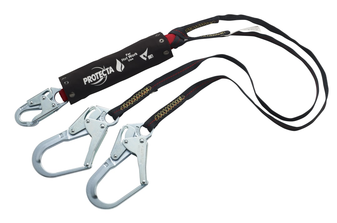3M™ Protecta® Sanchoc™ Shock-Absorbing Lanyard, Kernmantle Rope, Single Leg, 1.8 m, AE522/2