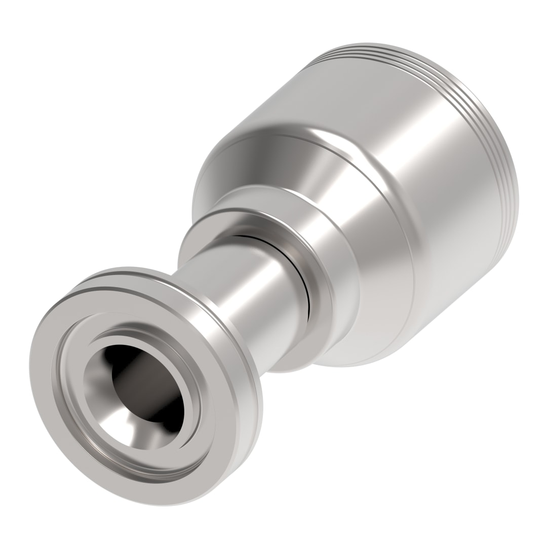 Aeroquip 3/4 Cd62 Flng X 3/4 Hydraulic 4-Way Hose Fitting (1B12FH12)