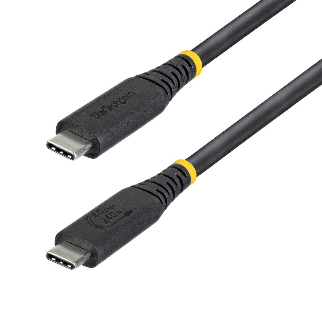 USB4 Gen3 40Gbps Twisted Pair Passive Cable, 1.5ft