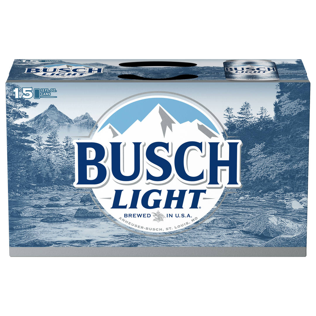 Busch Light Beer Can 15 - 12 fl oz Cans