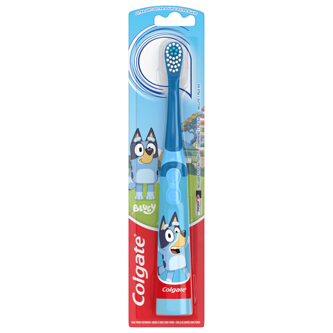 Colgate Kids Powered Vibrating Toothbrush Bluey 1 Pack
