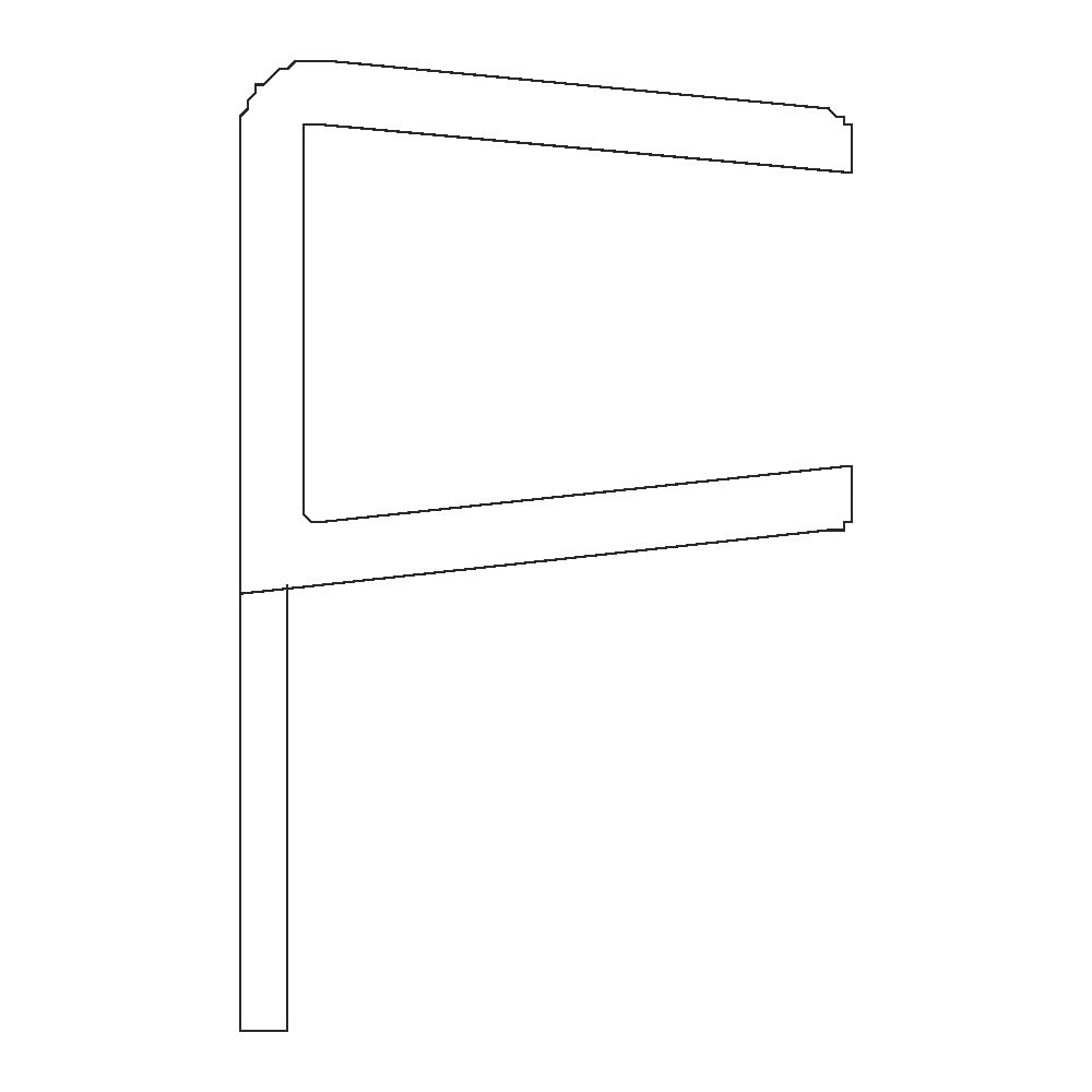 Clear Vinyl Seal with a Flexible Fin