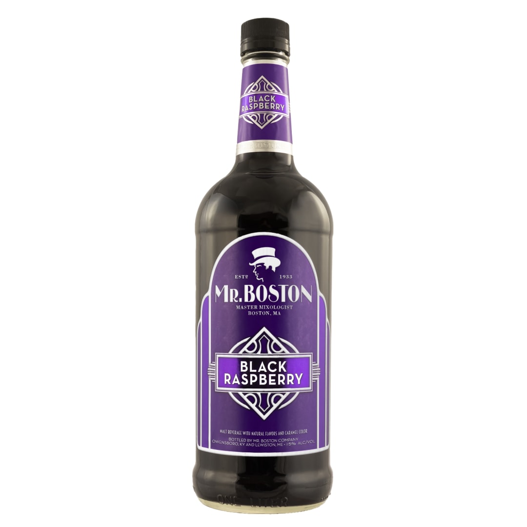 Mr. Boston Black Raspberry Malt Beverage 1l 30 Proof