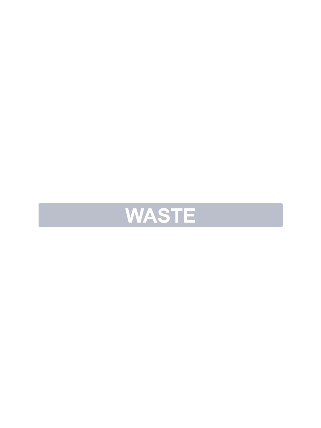  OCTO - Label - Waste - Grey