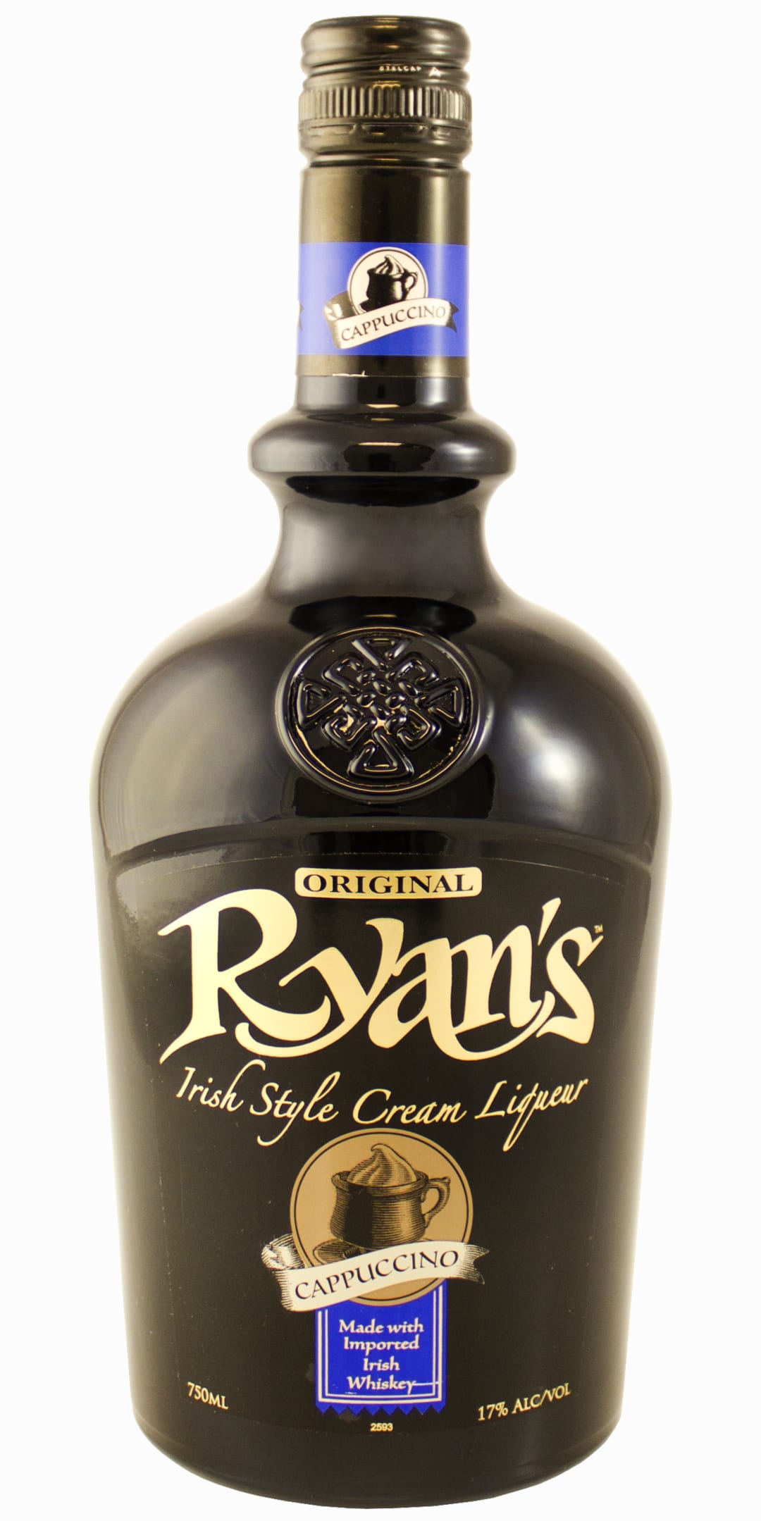 Ryans Cappuccino Liqueur 750ml 34 Proof