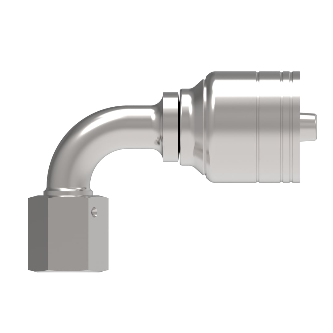 Aeroquip Female Dko L 90d M12x1.5 X 1/4 Hydraulic Hose Fit