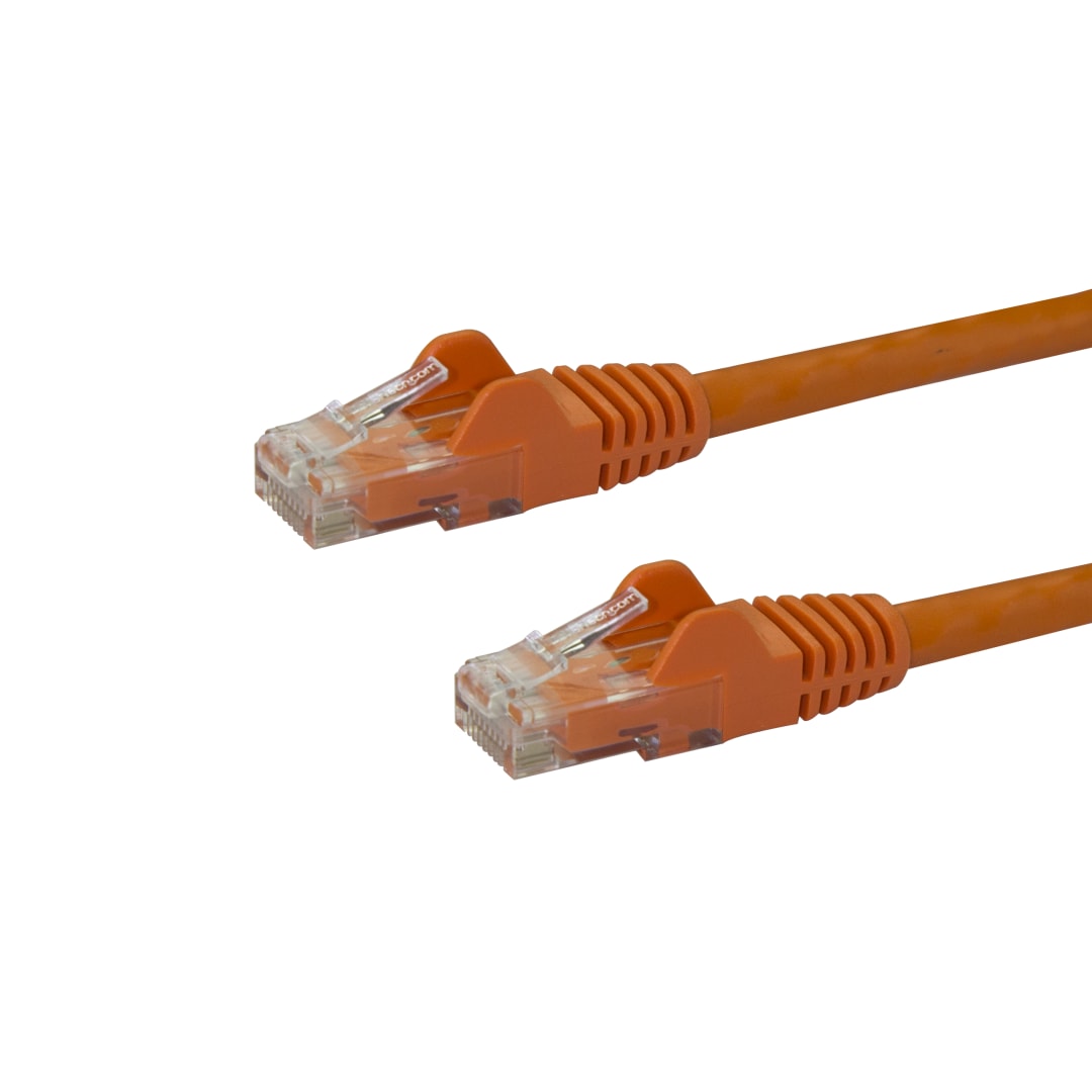 10m Cat6 Patch Cable - Snagless - Orange