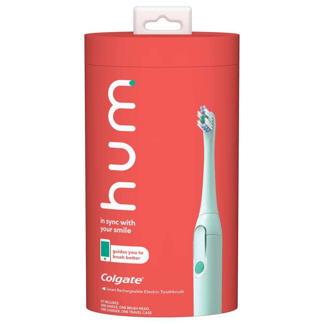 hum by Colgate Smart Rechargeable Electric Toothbrush Kit, Teal