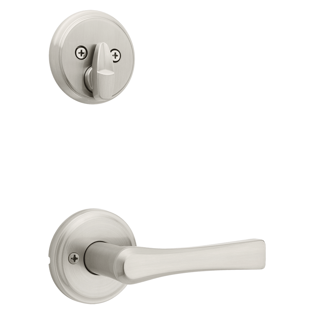 971 Single Cylinder Interior Pack with Katella Lever for Signature Series Handlesets in Satin Nickel