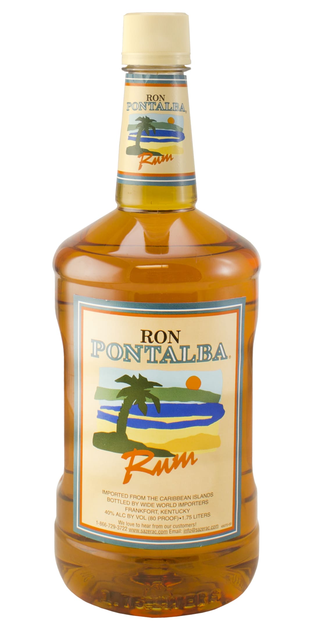 Ron Pontalba Gold Rum 1.75l 80 Proof